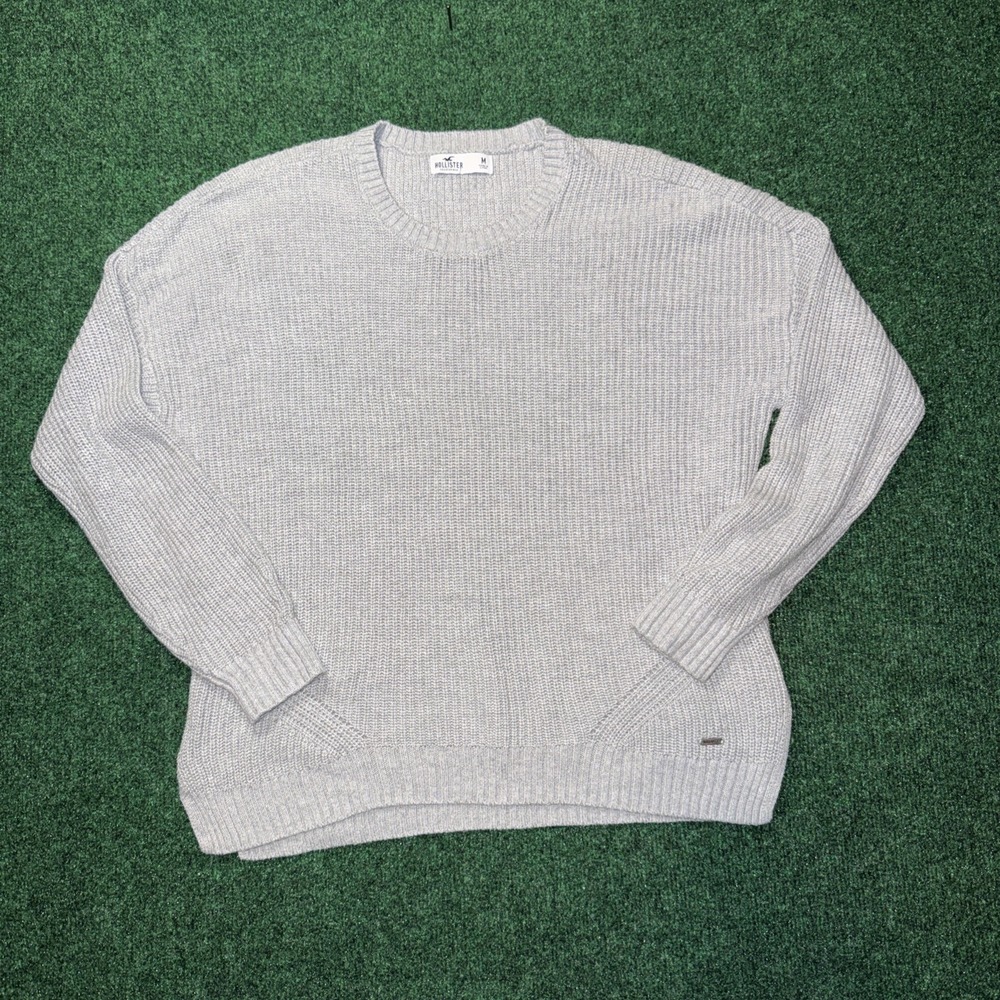 Hollister Women's Sweater Gray Size Medium H18